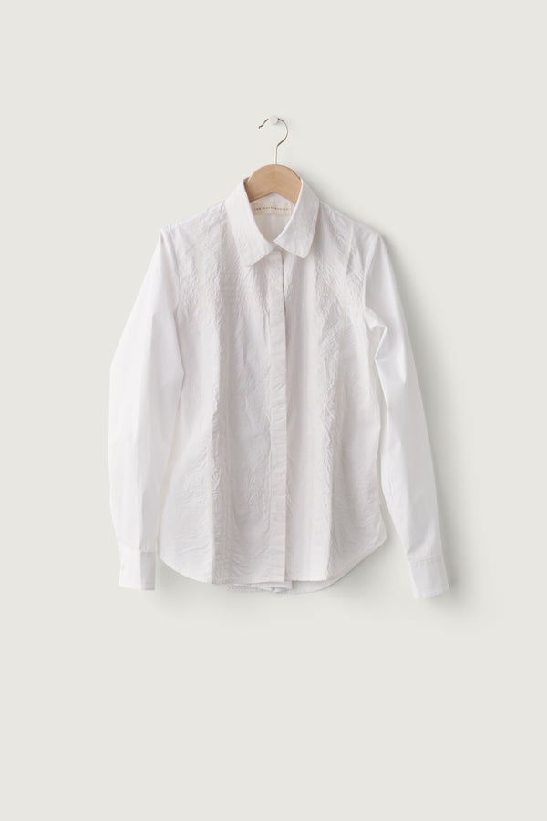 Caroline Shirt Quilt Check White