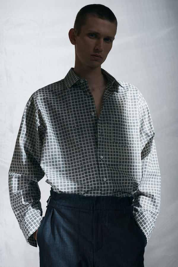 Christopher Shirt Block Print Tile