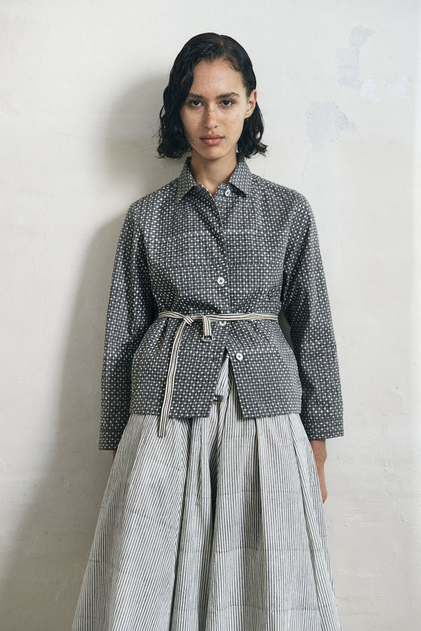 Erica Jacket Block Print Dot