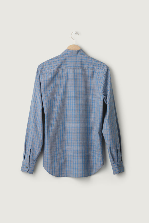 Cary Shirt Steel Cotton Check