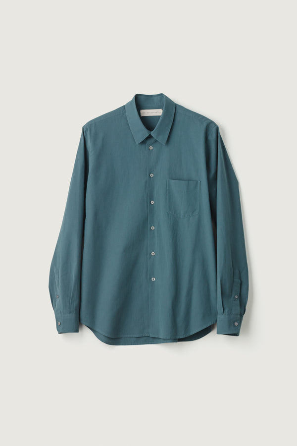 Chris Shirt Dark Jade Fil-a-fil
