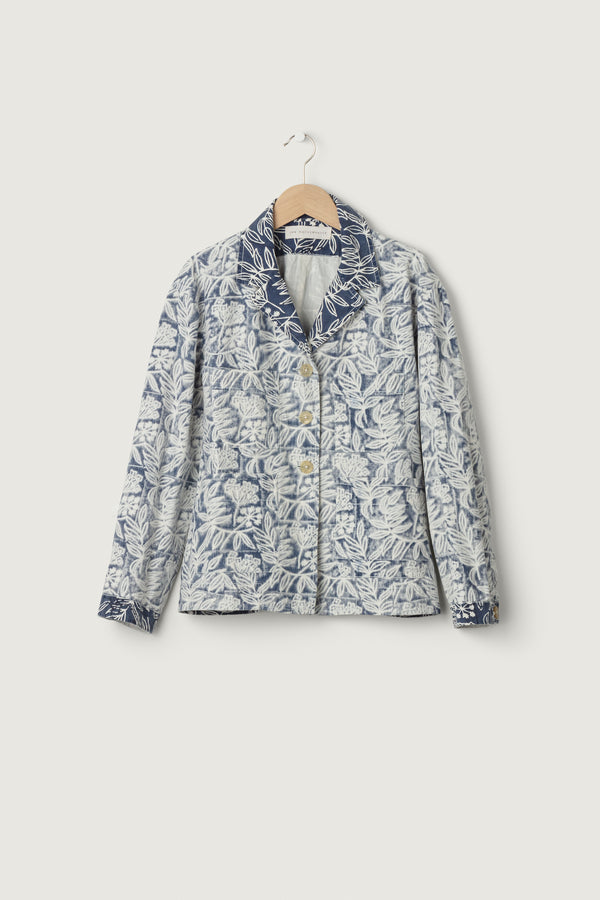 Edith Jacket Floral Block Print