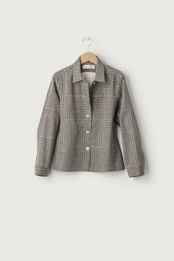 Erica Jacket Block Print Dot
