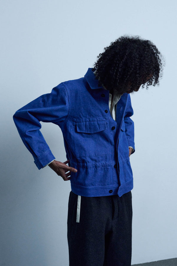 Milo Jacket Sky Blue Denim