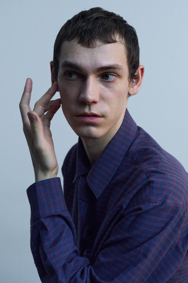 Frank Shirt Red Cotton Check