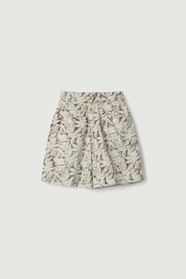 Marina Shorts Floral Block Print