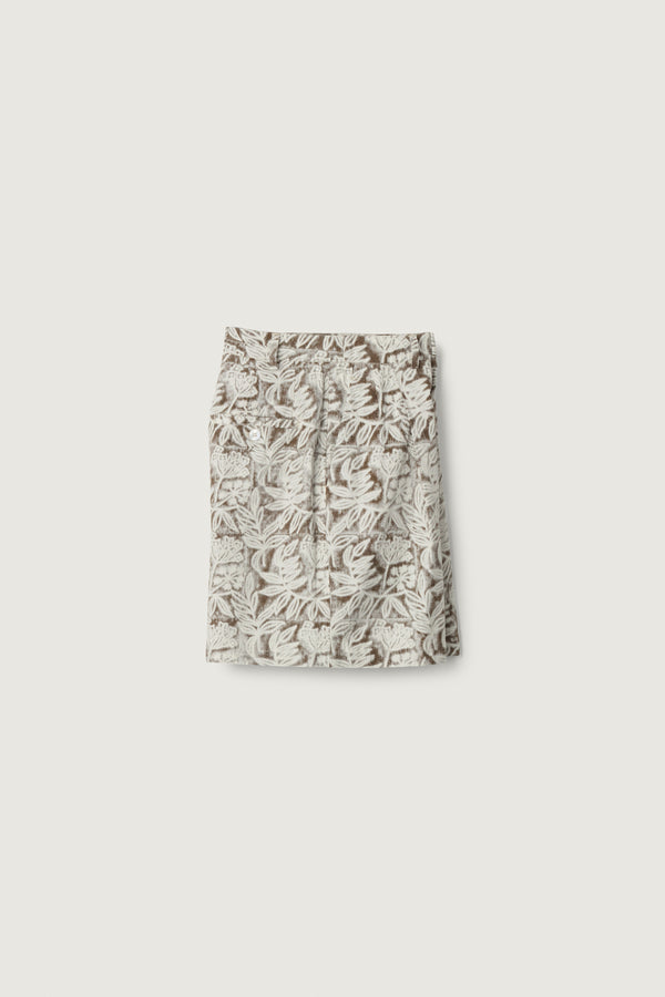 Marina Shorts Floral Block Print