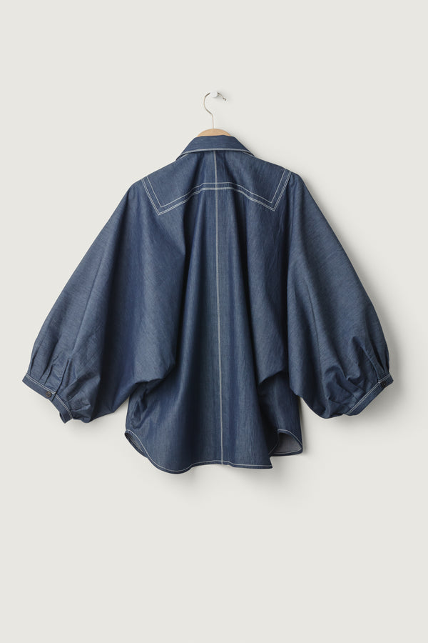 Nana Shirt Denim no. 2 White Stitch