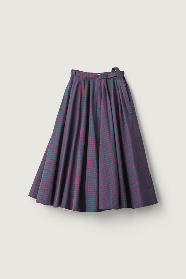 Schrol Skirt Red Cotton Check