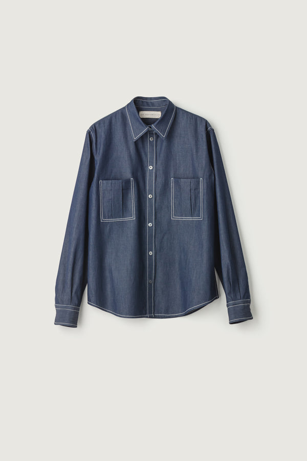 Sterne Shirt Denim no.2 White Stitch