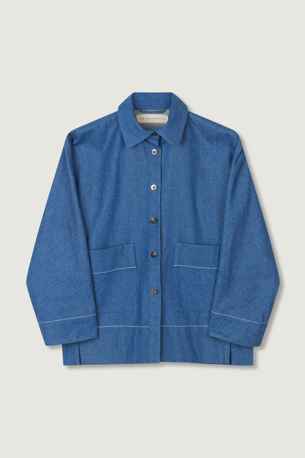 Thyme Shirt Jacket Blue Denim
