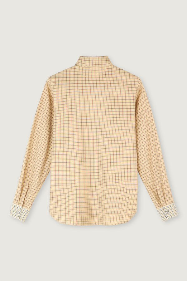Carol Shirt Honey Flannel Check